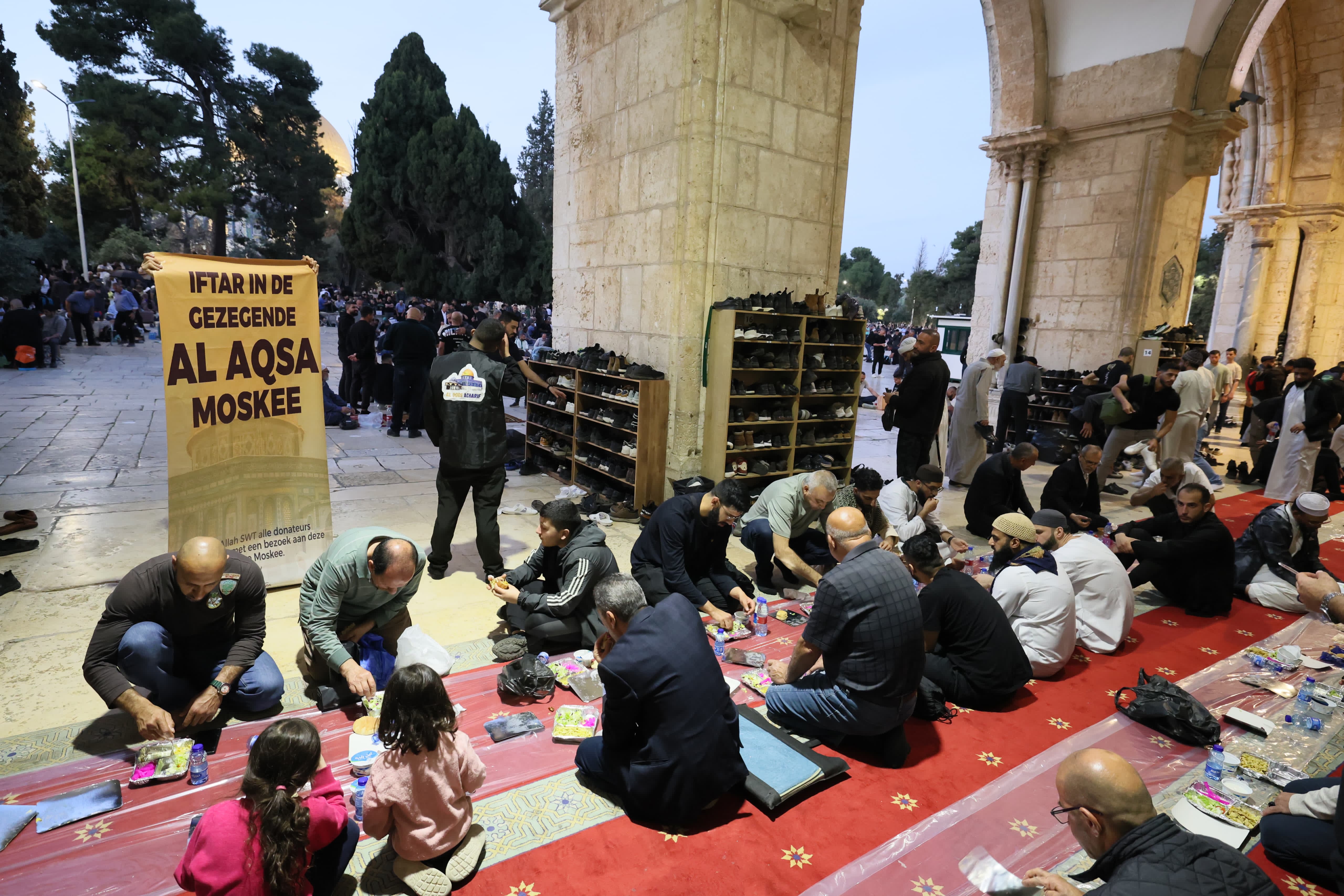 Iftar Heilige Al Aqsa Moskee